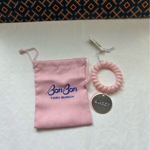 Tory Burch BonBon Charm Bracelet Bon Bon Pink Sweet Light Pink Baby Pink Slip on